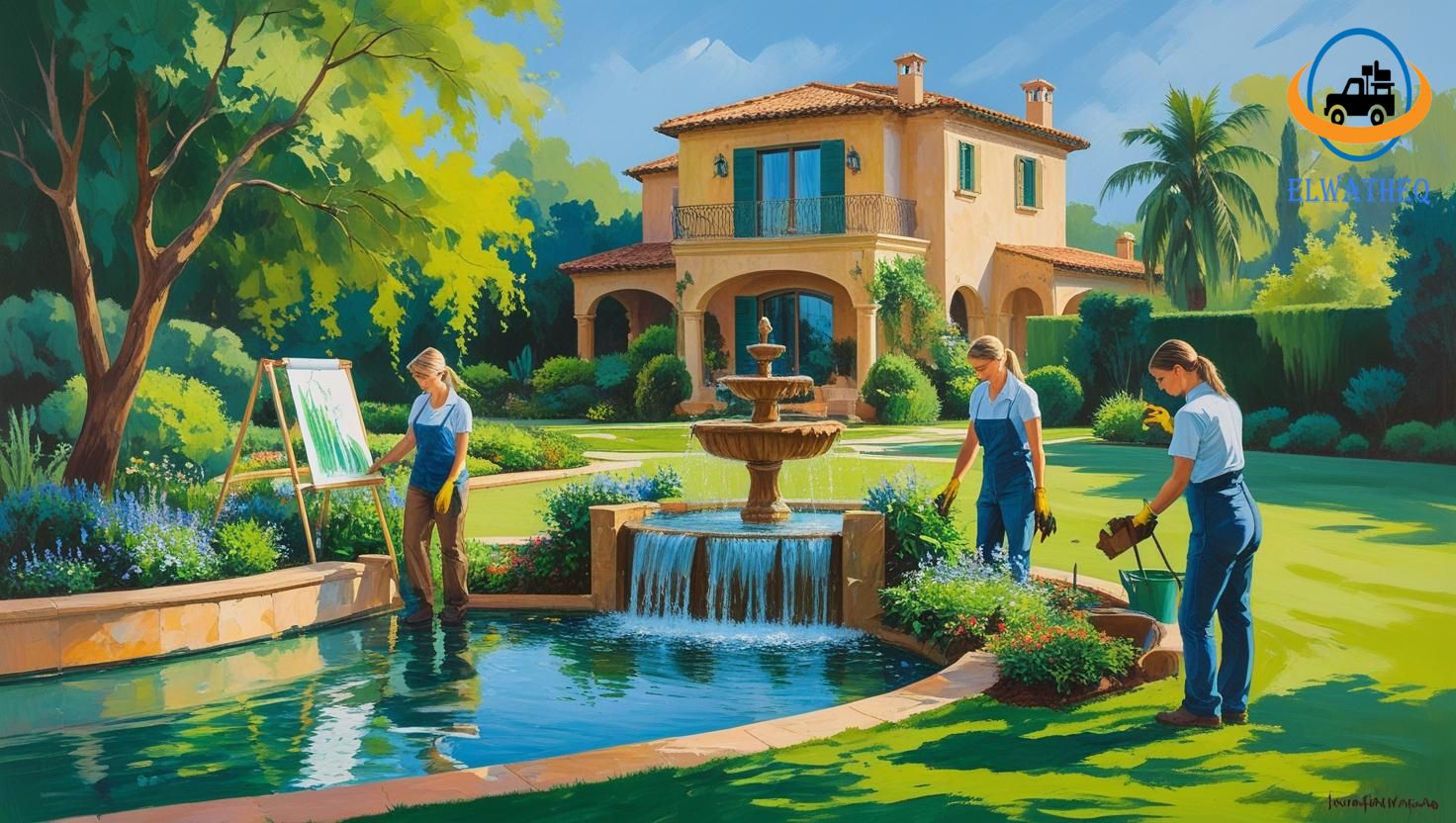 تنسيق حدائق في العين تنسيق حدائق في العين