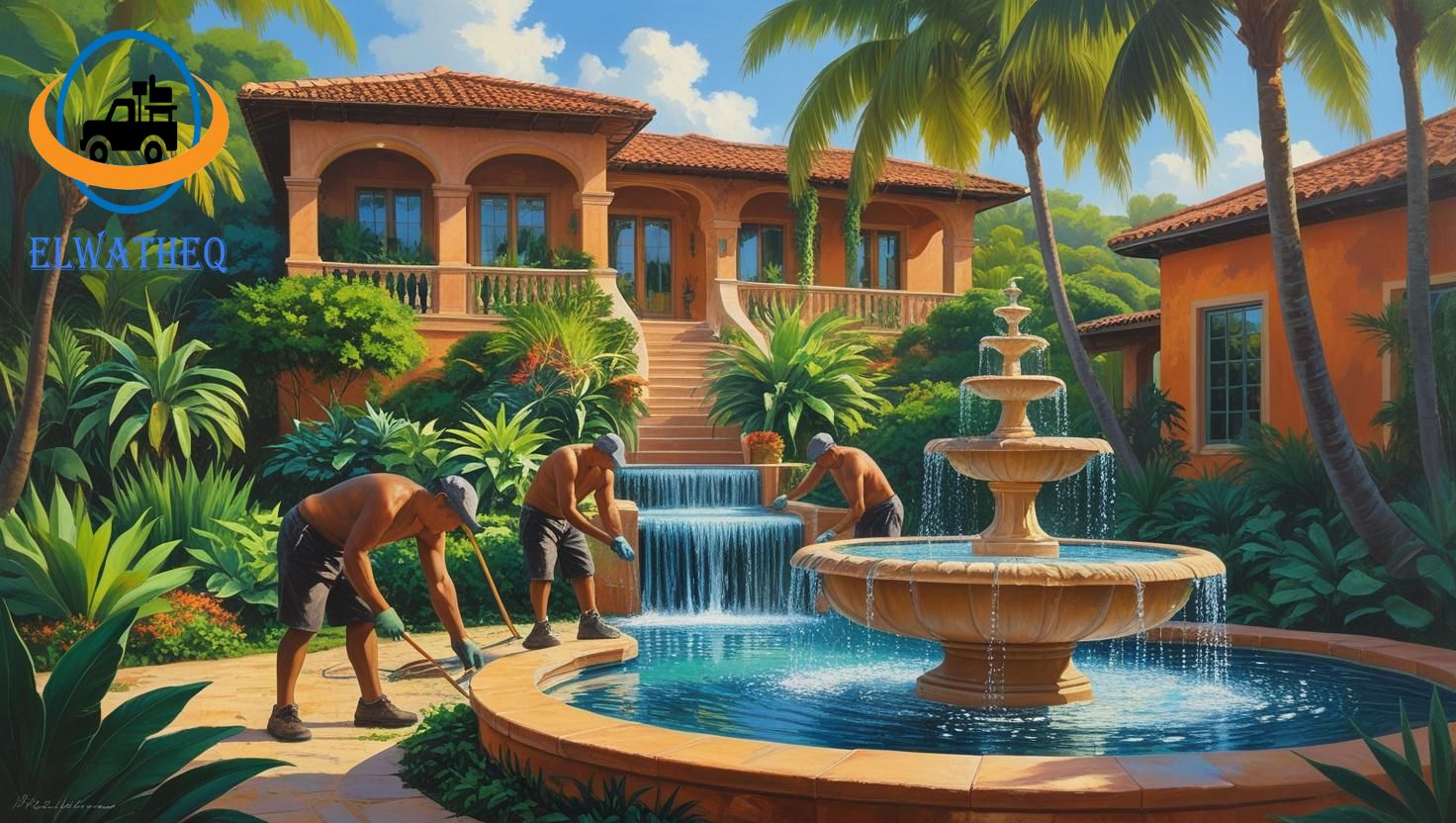 تنسيق حدائق في العين تنسيق حدائق في العين